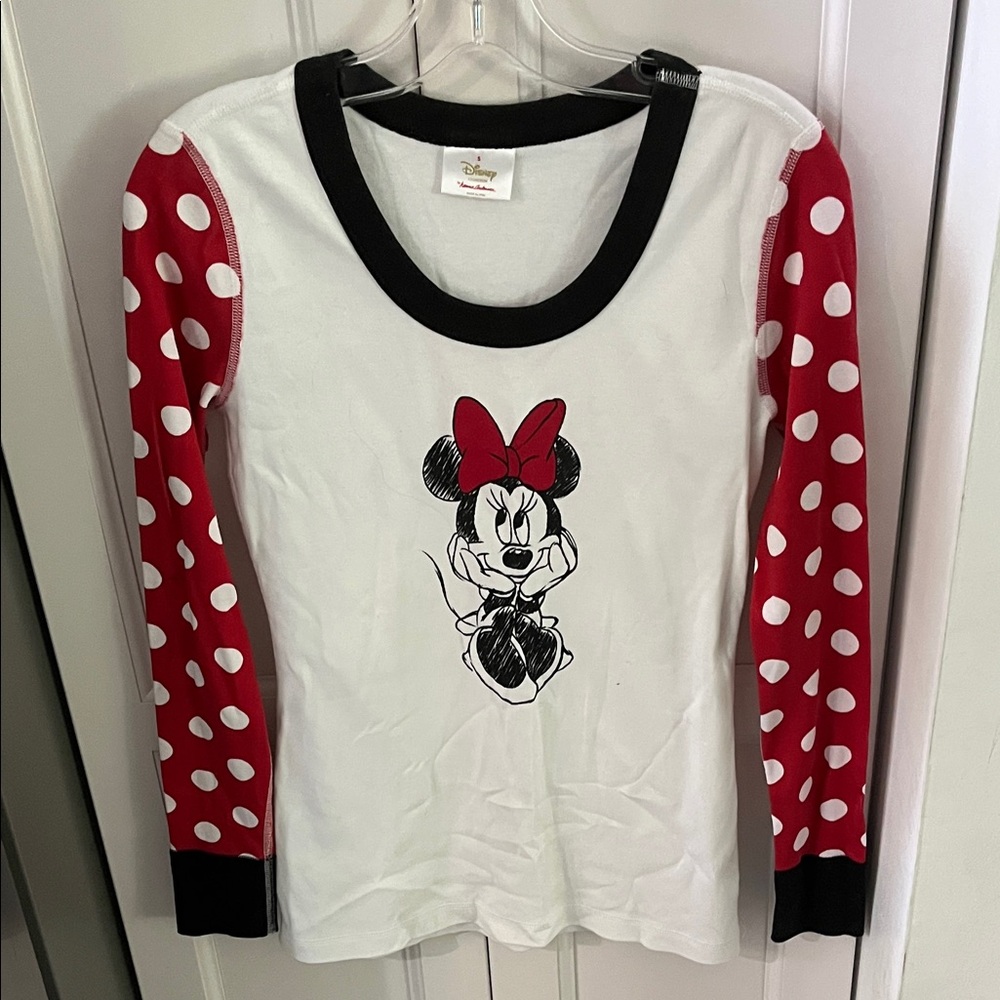 HA Disney Minnie Mouse Long Sleeve Shirt - Women’s size Small EUC
